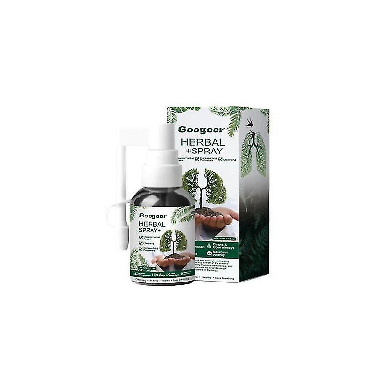 2x Herbal Lung Cleanse Mist-puissant Lung Support, 30ml Herbal Spray