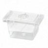 Aquarium Tank Cage Isolation ABS Mini House Fish Breeding Box avec ventouses