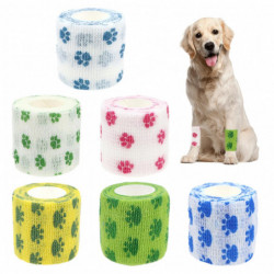 6roll pour chiens chats tissu extensible protège-tibia vet wrap bandages cohésifs