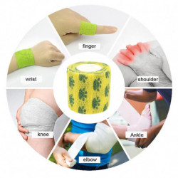 6roll pour chiens chats tissu extensible protège-tibia vet wrap bandages cohésifs