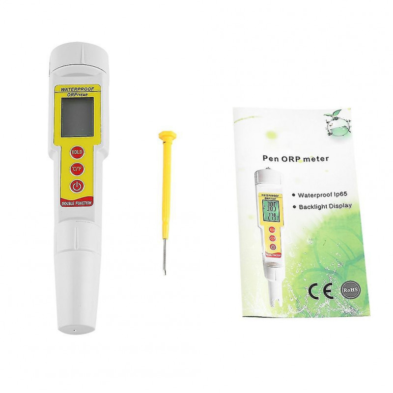 2 in 1 Digital ORP/TEMP Meter Tester Aquarium Pool Hydroponic Water Monitor-YM