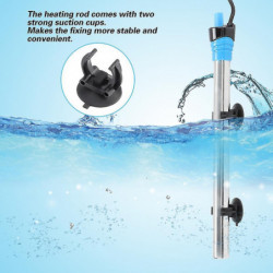 Aquarium Fish Tank Stainless Steel Automatic Constant Temperature Heating Rod Eu 220v