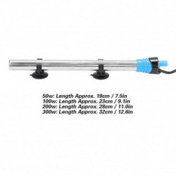 Aquarium Fish Tank Stainless Steel Automatic Constant Temperature Heating Rod Eu 220v