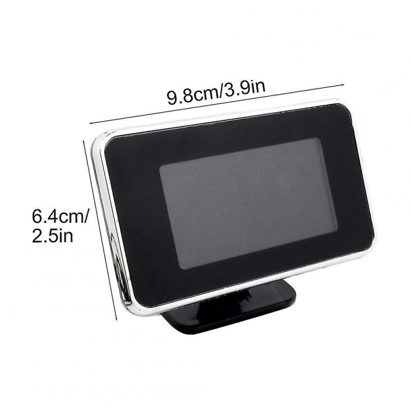 2 In 1 Car Gauge Water Temperature Truck Lcd Digital With Light Alarm Accurate