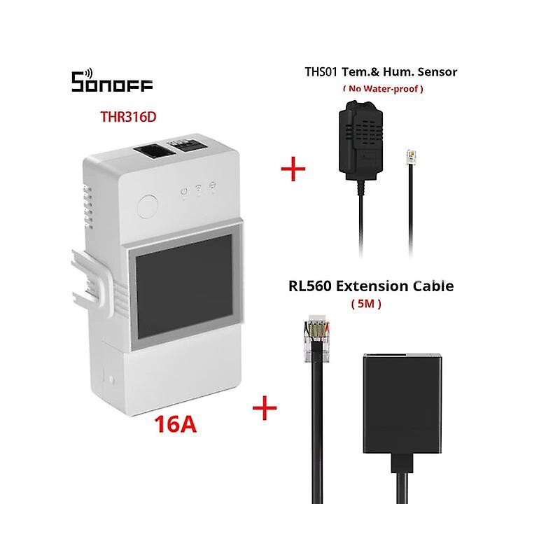 Water Timers TH Elite 16A 20A Wifi Smart Temperature and Humidity Monitoring Switch Work with THS01 RL560 MS01 [...]