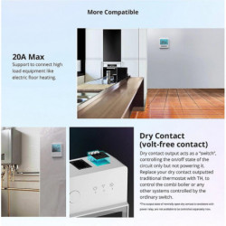 Water Timers TH Elite 16A 20A Wifi Smart Temperature and Humidity Monitoring Switch Work with THS01 RL560 MS01 [...]