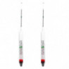 2pcs Fish Tank Accurate Hydrometer Salt Water Salinity Meter Salinimeter Glass Floating Areometer