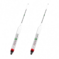 2pcs Fish Tank Accurate Hydrometer Salt Water Salinity Meter Salinimeter Glass Floating Areometer