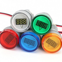 Digital Ammeter 22mm Display Monitor Current Measuring Meter Ac 220v 0-100a