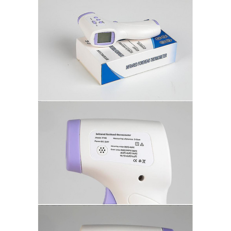 Thermomètre frontal Thermomètre infrarouge sans contact pour le corps humain, Thermomètre domestique