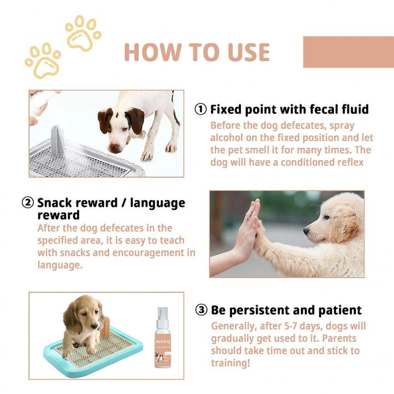 30ml Dogs Inducer Pets Potty Toilet Training Spray Dogs Corrector Guide Pet