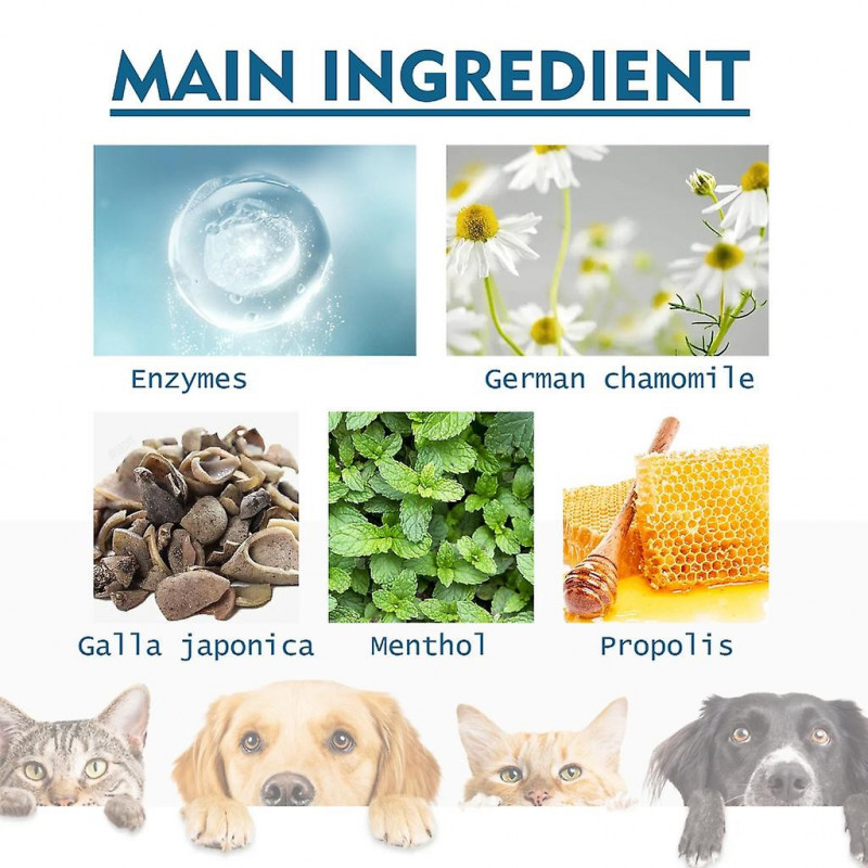 Dogs Breath Freshener Eliminate Bad Breath For Dogs And Cats Teeth Cleaning