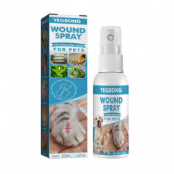 Récupération Spray Antiseptique Médicamenteux Pour Chiens Chats Plaies Et Soins de la Peau 30ml Récupération Spray Antiseptique Médicamenteux Pour Chiens Chats Plaies Et Soins de la Peau 30ml
