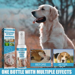 Récupération Spray Antiseptique Médicamenteux Pour Chiens Chats Plaies Et Soins de la Peau 30ml Récupération Spray Antiseptique Médicamenteux Pour Chiens Chats Plaies Et Soins de la Peau 30ml