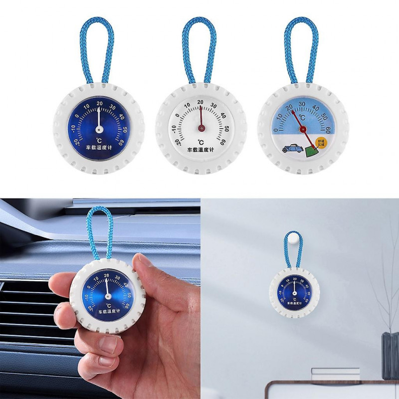Car Thermometer Accurate Temperature Measurement With Blue Dial For Vehicles
