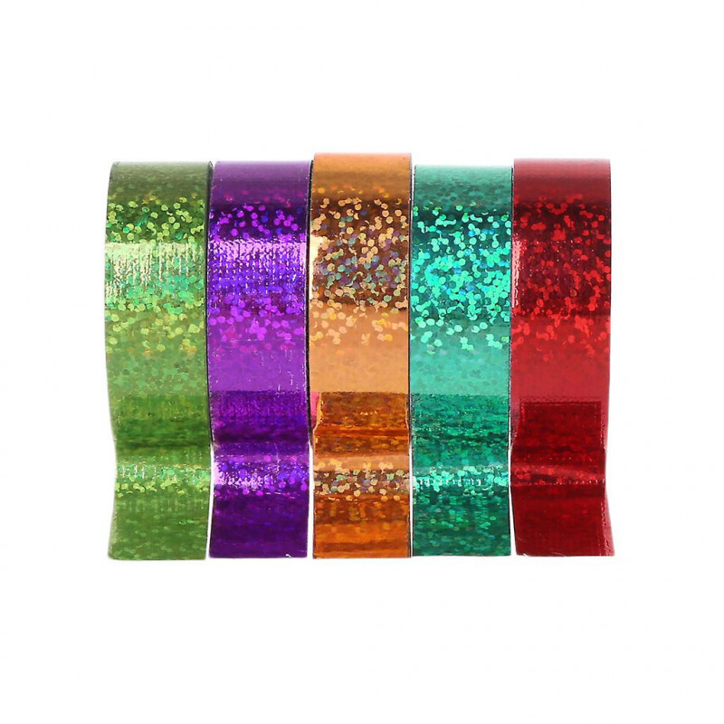 Diy Rainbow Arts Home Office Decor Vibrant Inscriptible Facile Tear No Residue Tape