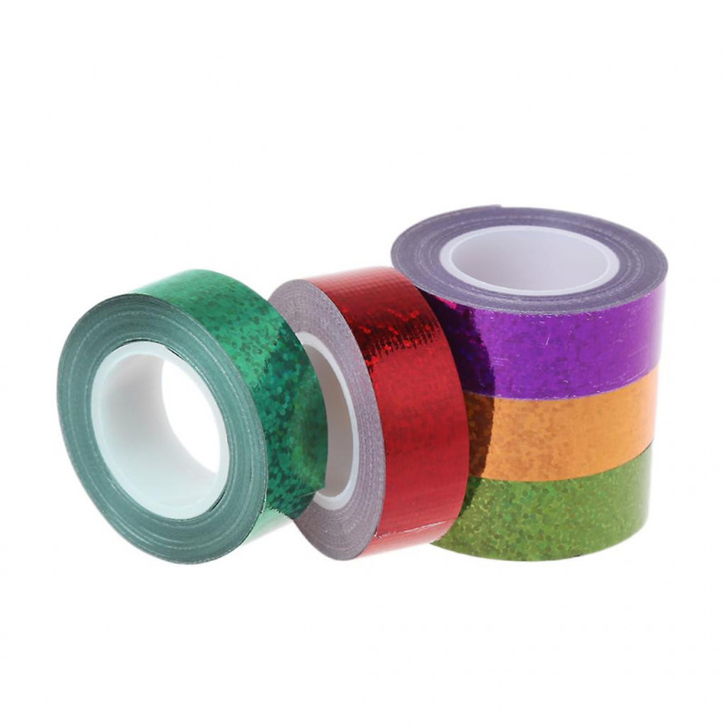 Diy Rainbow Arts Home Office Decor Vibrant Inscriptible Facile Tear No Residue Tape
