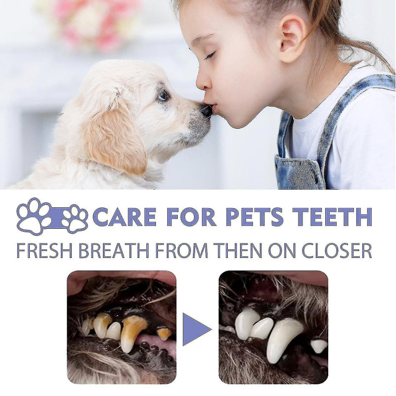 Oral Spray Dog and Cat Dental Care Bad Breath Treatment, Pet Breath Freshener Spray Care Cleaner