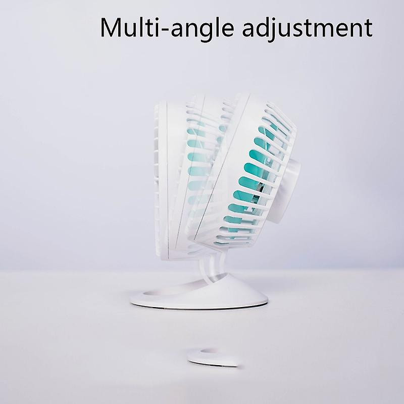 F2 Desktop Mini Fan, Colour: White Without Battery White Without Battery