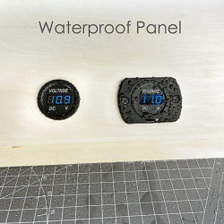 2 Pack Dc 12v 24v Waterproof Car Voltmeter Led Digital Display Panel, Round Voltage Gauge With Terminals For [...]