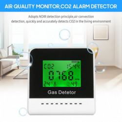 Air Quality Monitor CO2 Alarm Detector with LCD Screen Indoor Temperature Humidity Display Carbon Dioxide Tester [...]