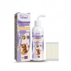 118ml Yegbong liquide de nettoyage de conduit auditif pour animaux de compagnie chiens chats doux non irritant Nouveau