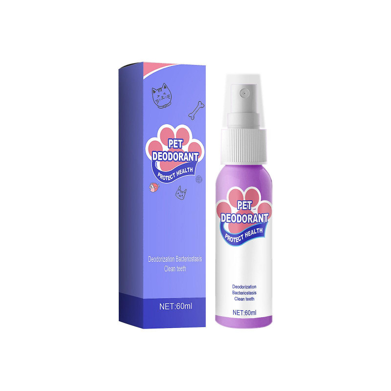 3pcs Pet Spray Dog Oral Care, Bad Breath Teeth Cleaning Breath Freshener Spray 60ml