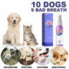 3pcs Pet Spray Dog Oral Care, Bad Breath Teeth Cleaning Breath Freshener Spray 60ml