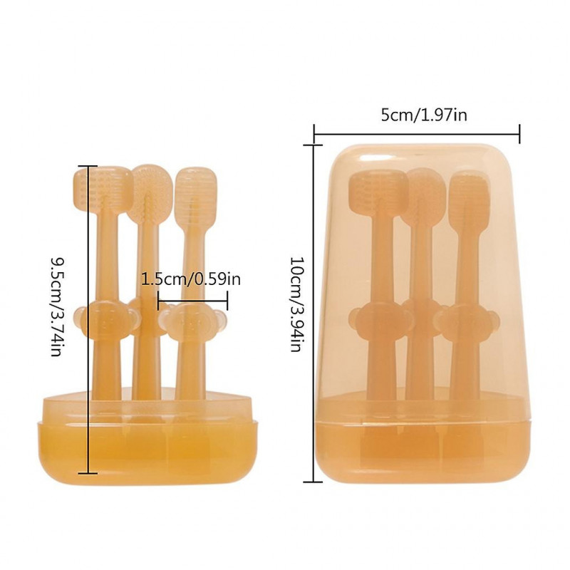 Upgraded Dog Toothbrush Pet Toothbrush with Storage Box Addition Bad Breath