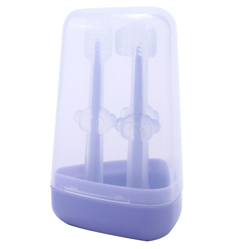 Upgraded Dog Toothbrush Pet Toothbrush with Storage Box Addition Bad Breath