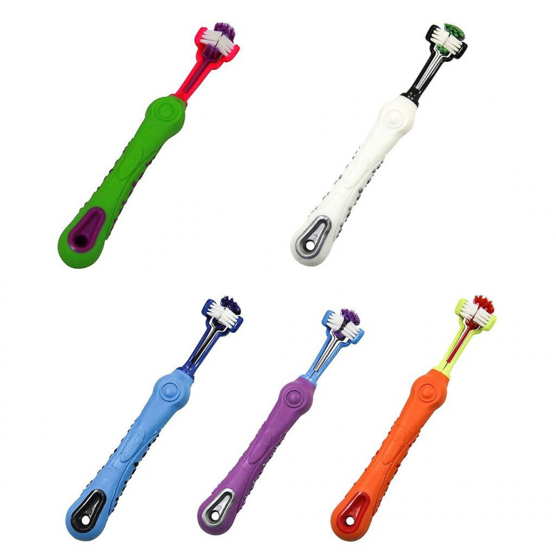 Pet Toothbrush Dental Care for Dogs Freshing Breath Dog Teeth Cleaning Tool