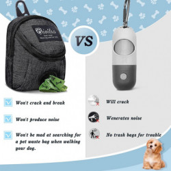 Pet Dog Treat Pouch Portable Multifonction Dog Training Bag Outdoor Travel Dog Poop Bag Distributeur Durable Pet [...]