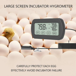 Touch Screen + Alarm Fuction+Max Display Reptile Pet Box Incubator Egg Hatching