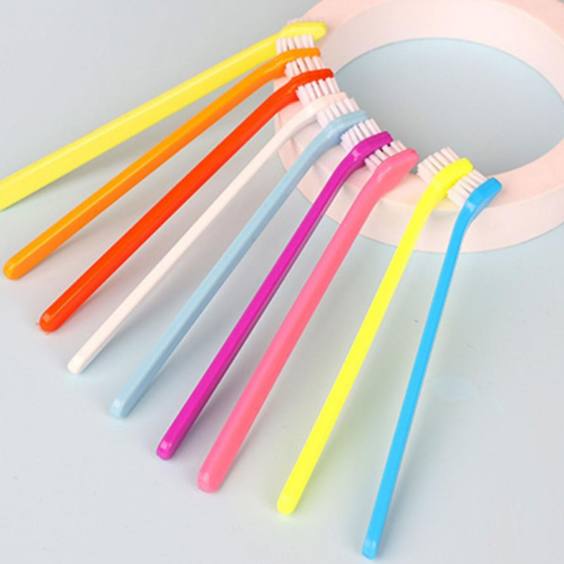 Dog Toothbrush Dog Teeth Cleaning Puppies Pet Toothbrush Cat Kitten Toothbrush