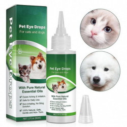 Gouttes ophtalmiques pour animaux de compagnie pour chats et chiens pour éliminer les marques de larmes afin de [...]