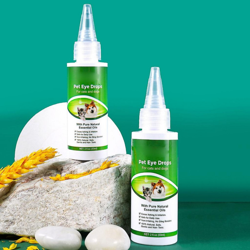 Gouttes ophtalmiques pour animaux de compagnie pour chats et chiens pour éliminer les marques de larmes afin de [...]