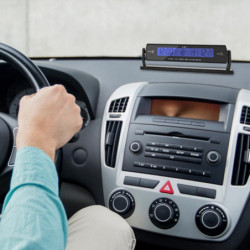 Intérieur extérieur Voltmètre de voiture Thermomètre Haute Précision Horloges Fournitures