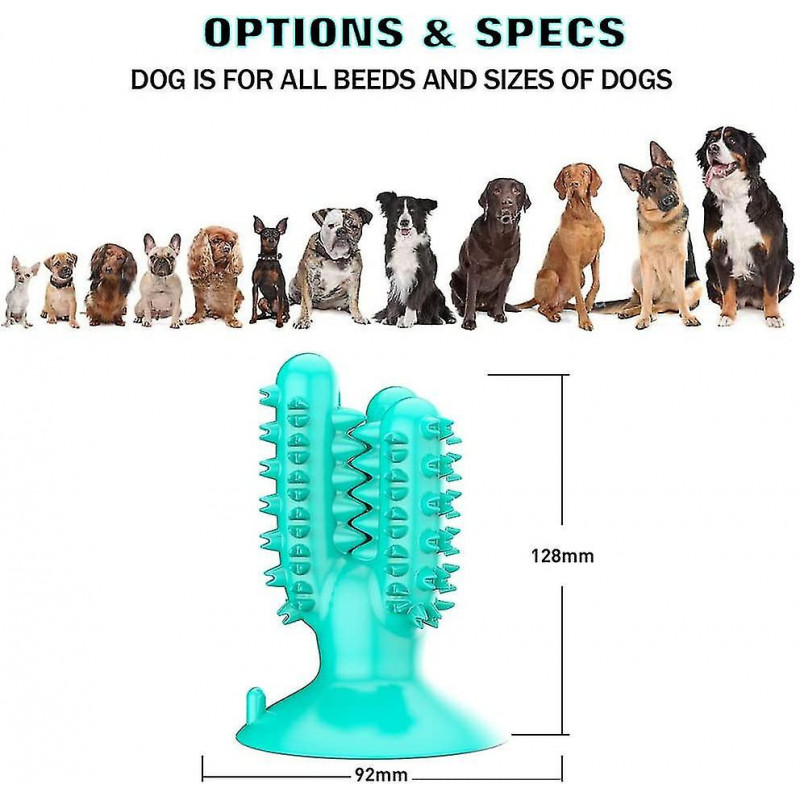 Brosse à dents pour chien, Jouet à mâcher pour chien, Jouet à mâcher interactif, Brosse à dents pour chien en [...]