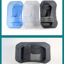 Plastique Reptile Tortue Tortue Réservoir Vivarium Boîte d’alimentation Blanc