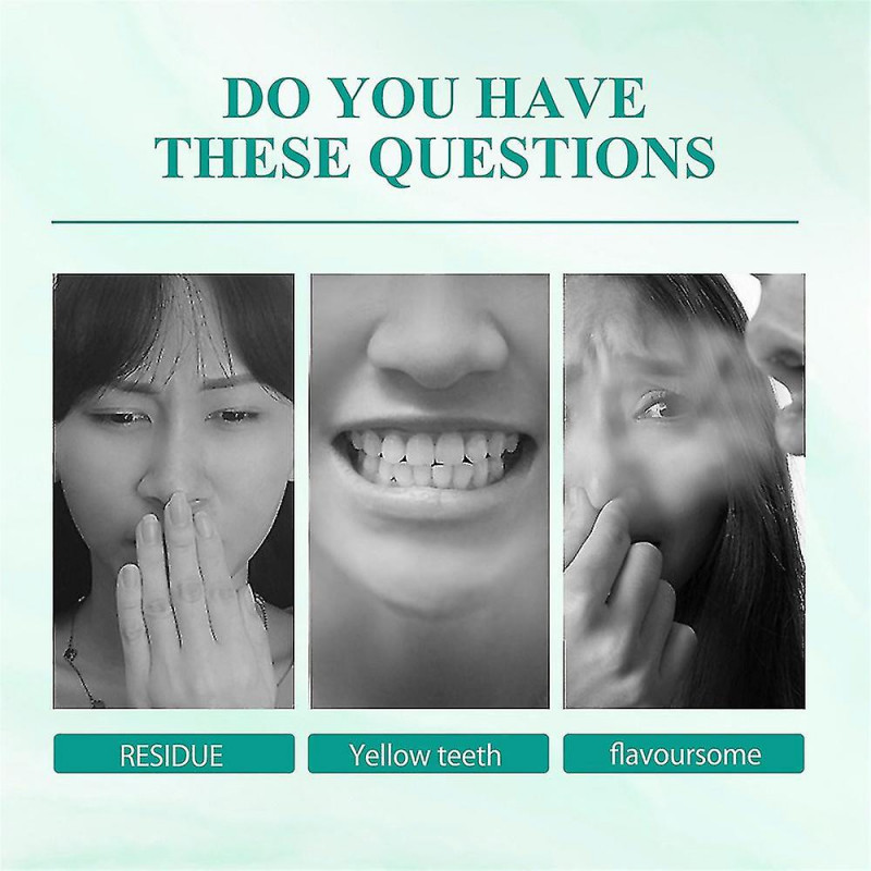 60ml Tooth Whitening Cleansing Foam Toothpaste Removal Stains Fresh Breath Oral Care