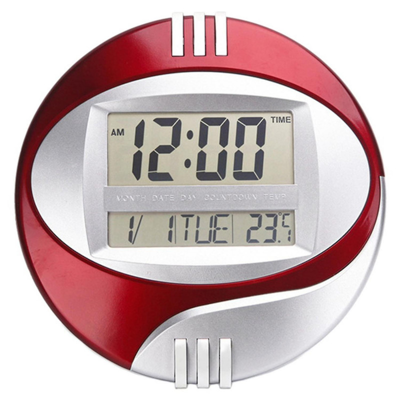 Temperature Display Digital Electronic C Lcd Red