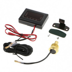 12v-24v Car Lcd Digital Water Temperature Gauge Meter With 21mm Sensor