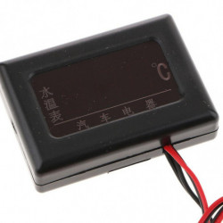 12v-24v Car Lcd Digital Water Temperature Gauge Meter With 21mm Sensor