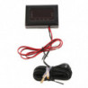 12v-24v Car Lcd Digital Water Temperature Gauge Meter With 21mm Sensor
