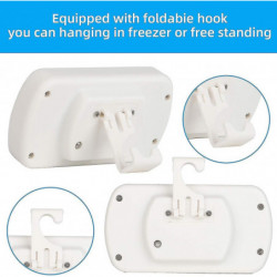 2 pcs Digital Frid Zer Température -20 à 50 C avec crochet, écran LCD facile à lire, fonction d’enregistrement Max [...]