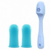 3pcs/set Soft Silicone Flexible Teeth Cleaning Dog Finger Toothbrush Tartar