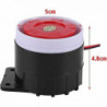 Mini Alarm Siren For The House, Plastic/metal, 110 Db, Black/red