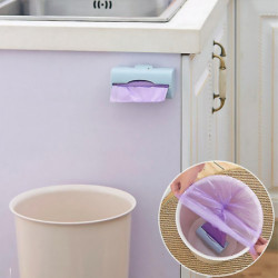 Purple Plastic Bag Holder for Kitchen Bathroom Office - Garbage Bag and Trash Bag Dispenser Purple Plastic Bag Holder for Kitchen Bathroom Office - Garbage Bag and Trash Bag Dispenser