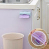 Purple Plastic Bag Holder for Kitchen Bathroom Office - Garbage Bag and Trash Bag Dispenser