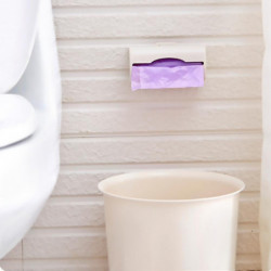 Purple Plastic Bag Holder for Kitchen Bathroom Office - Garbage Bag and Trash Bag Dispenser Purple Plastic Bag Holder for Kitchen Bathroom Office - Garbage Bag and Trash Bag Dispenser